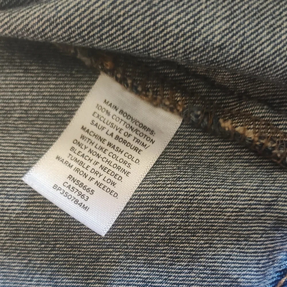 BP Nordstrom Oversized Distressed Denim Jacket - Picture 3 of 5